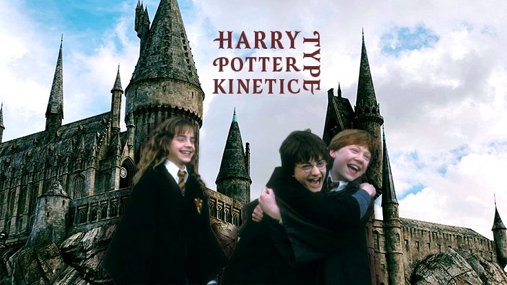 Harry Potter Kinetic Type