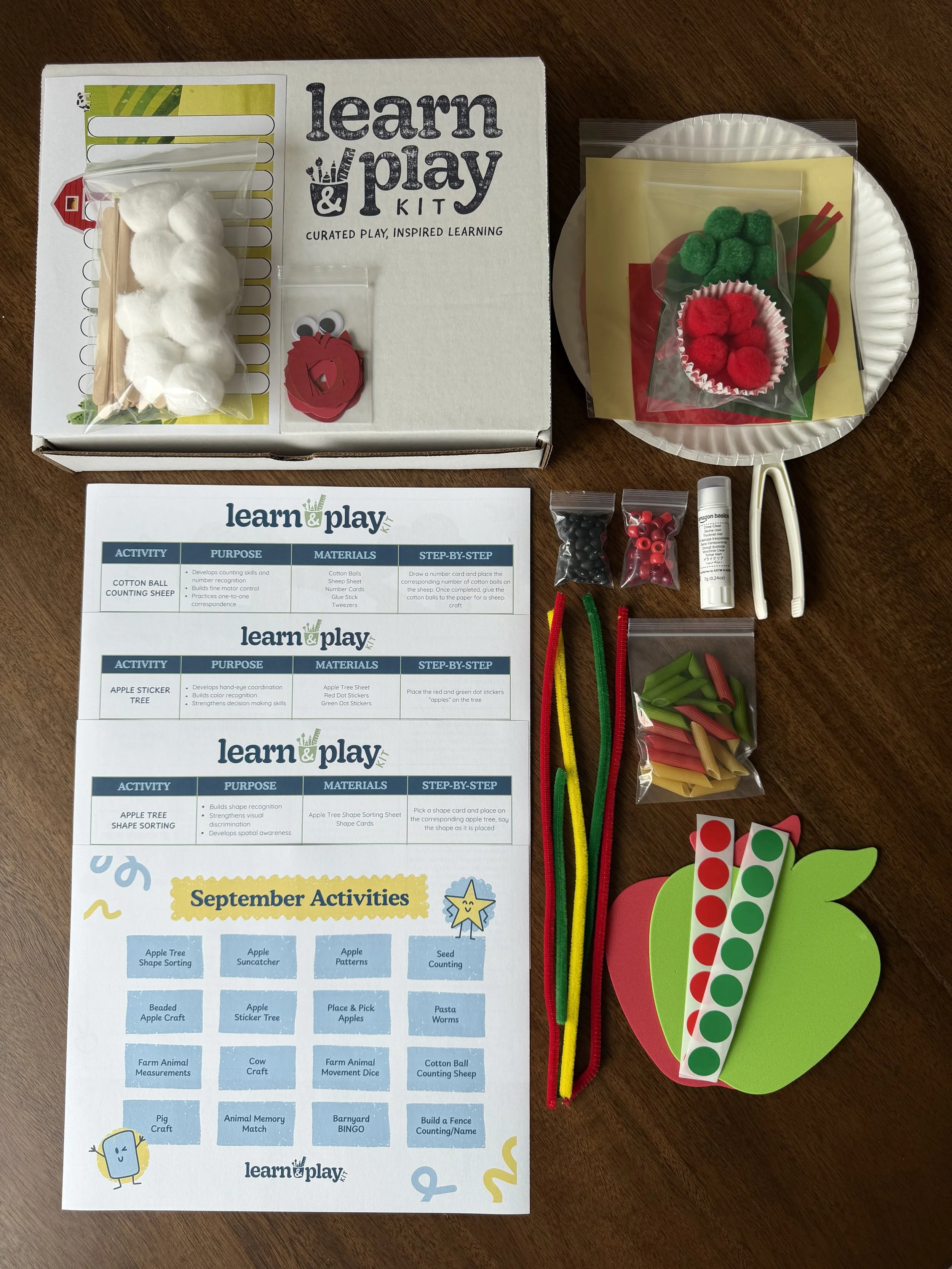 Ages 2-3 September Learn & Play Kit