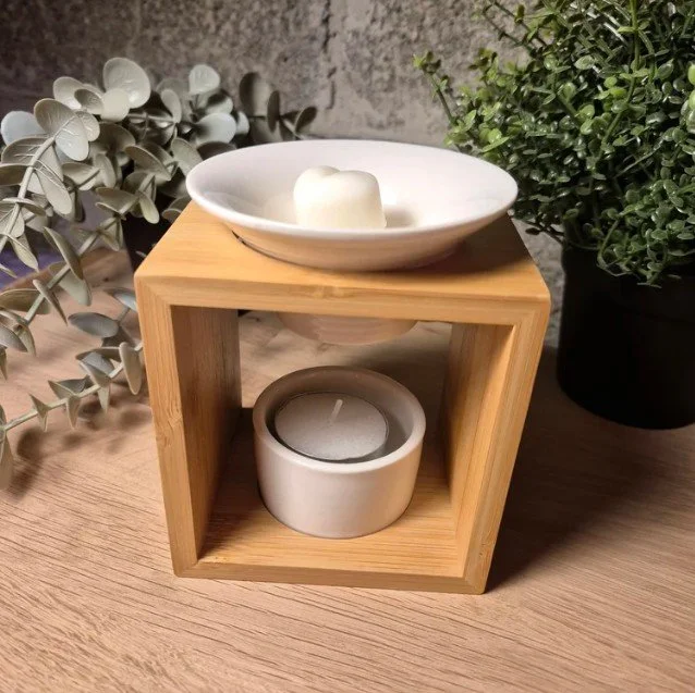 Yona Fragrance Diffuser Burner For Scented Wax Melts - White