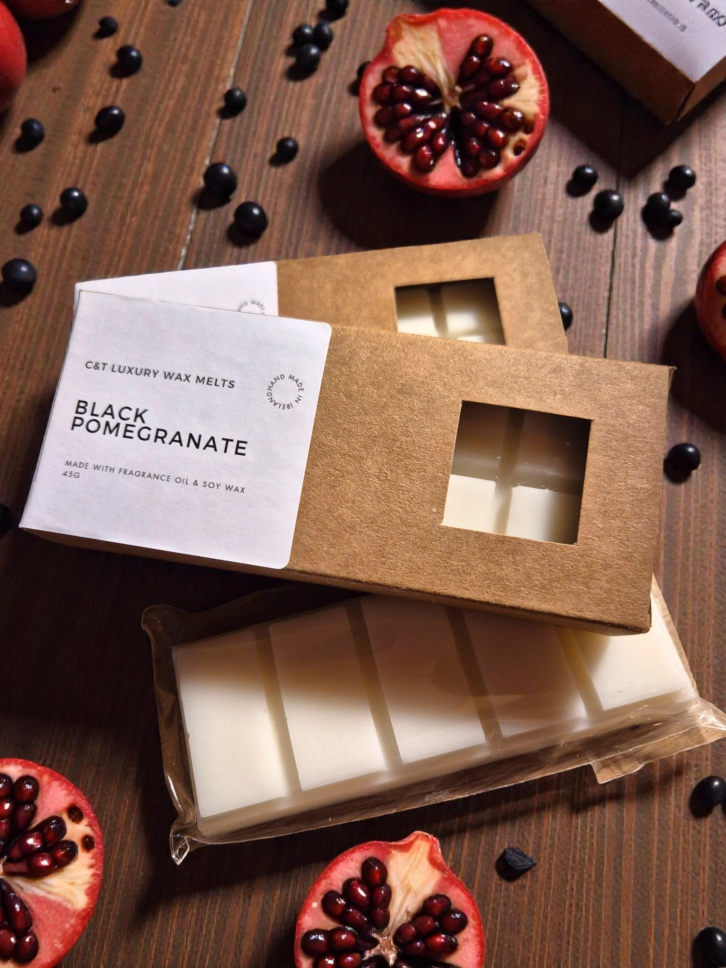 Black Pomegranate Wax Melt Bar