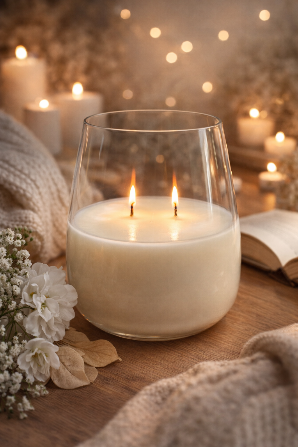 600g Double Wick Soy Fragranced Candle