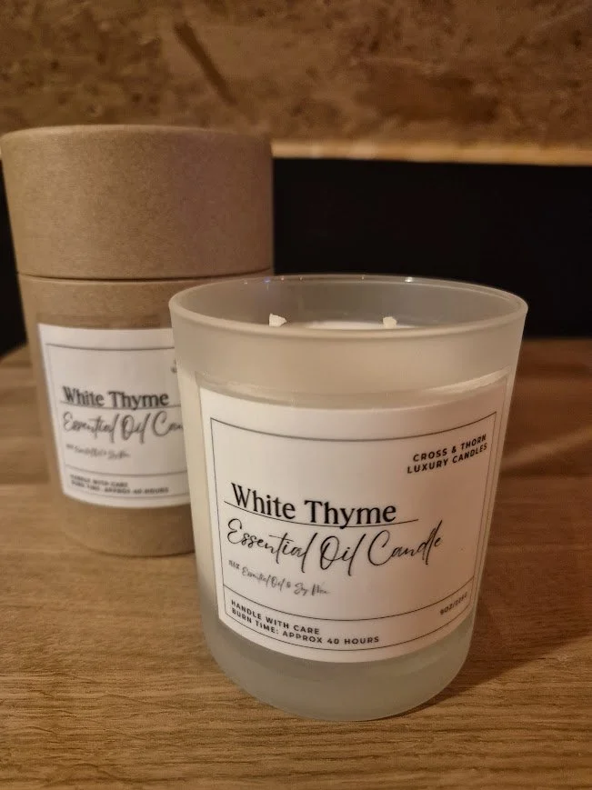 White Thyme – 30cl Limited Edition Essential Oil Candle
