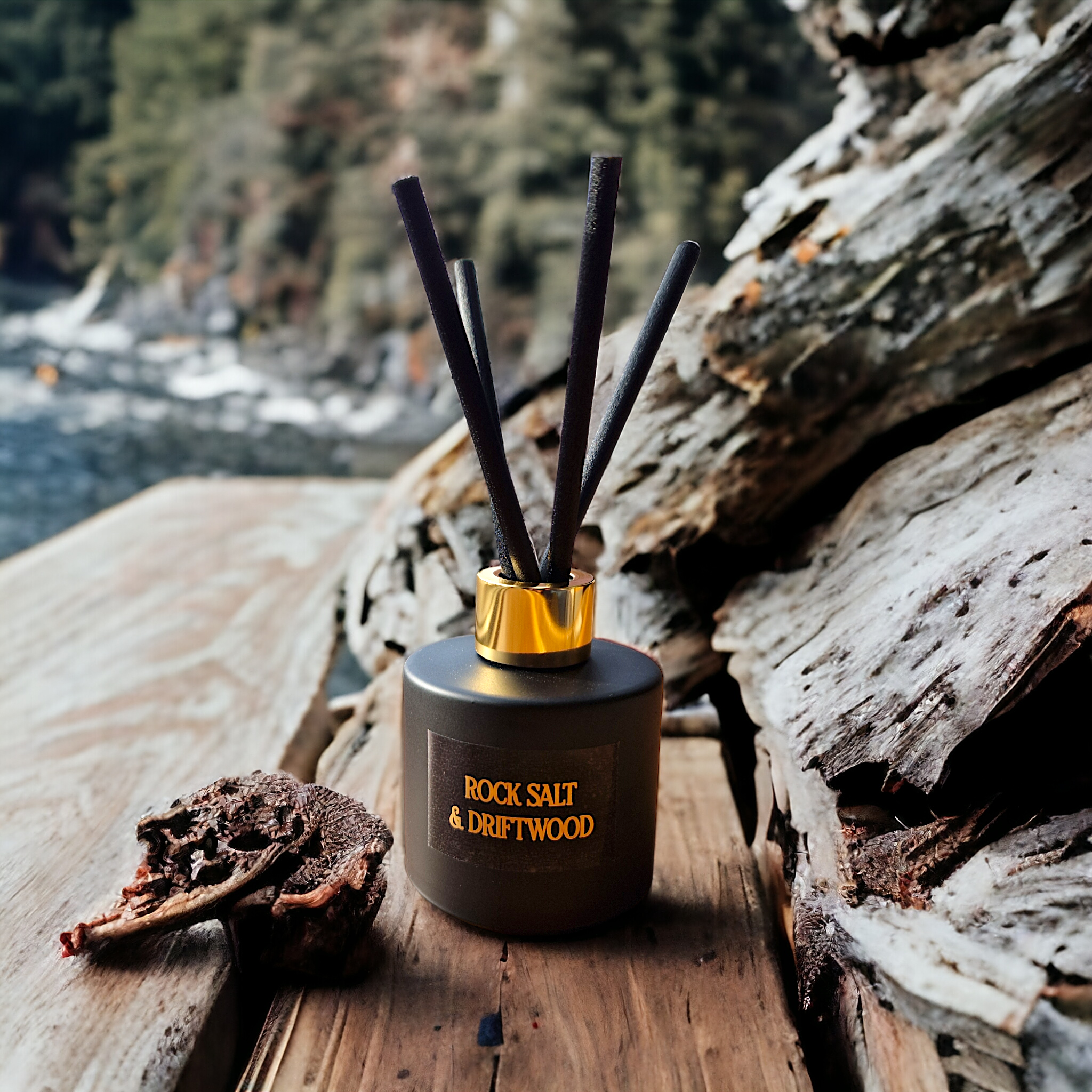 Rock Salt & Driftwood C&T Luxury 100ml Reed Diffuser