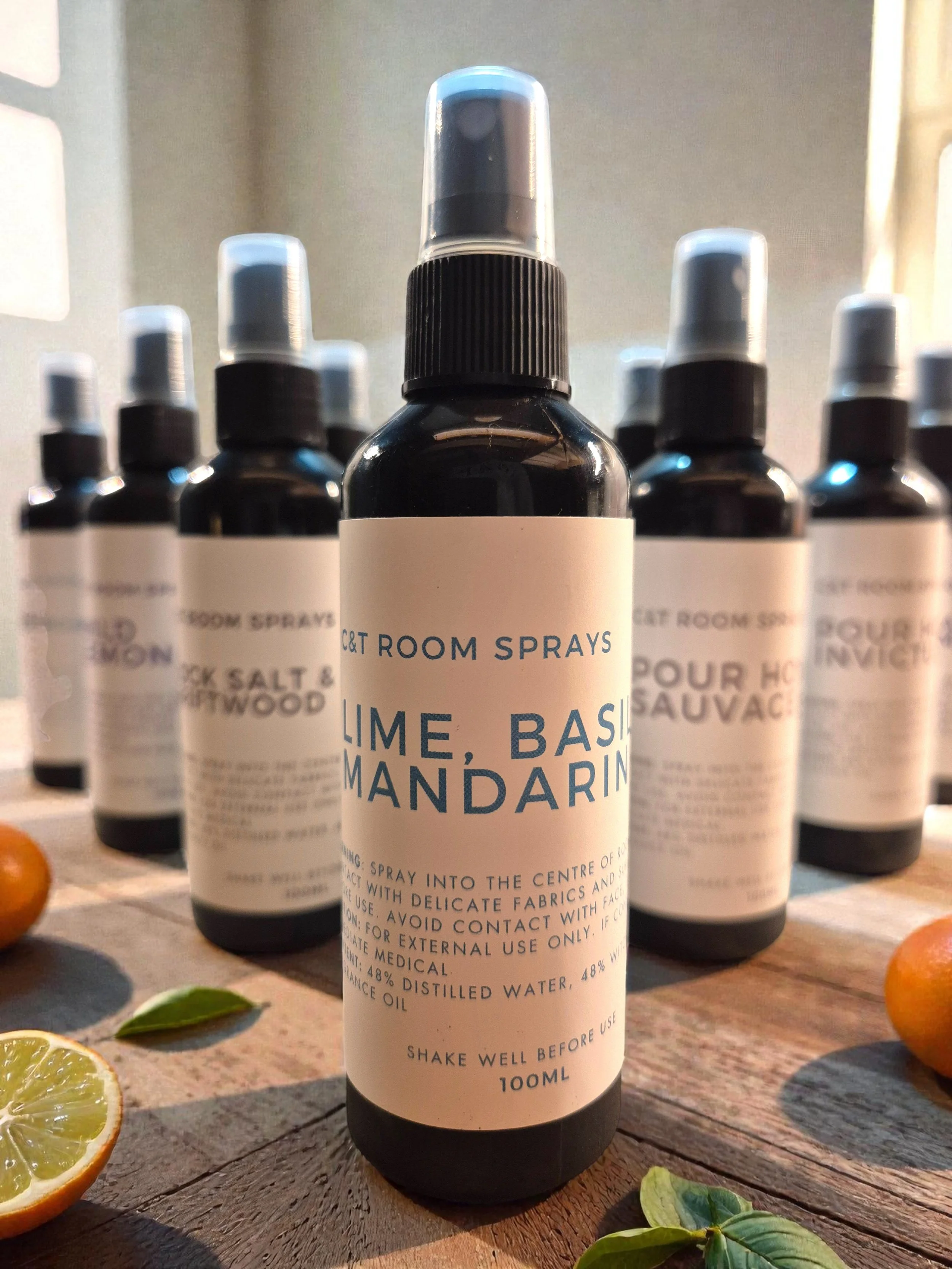 Lime, Basil & Mandarin C&T Luxury 100ml Room Sprays