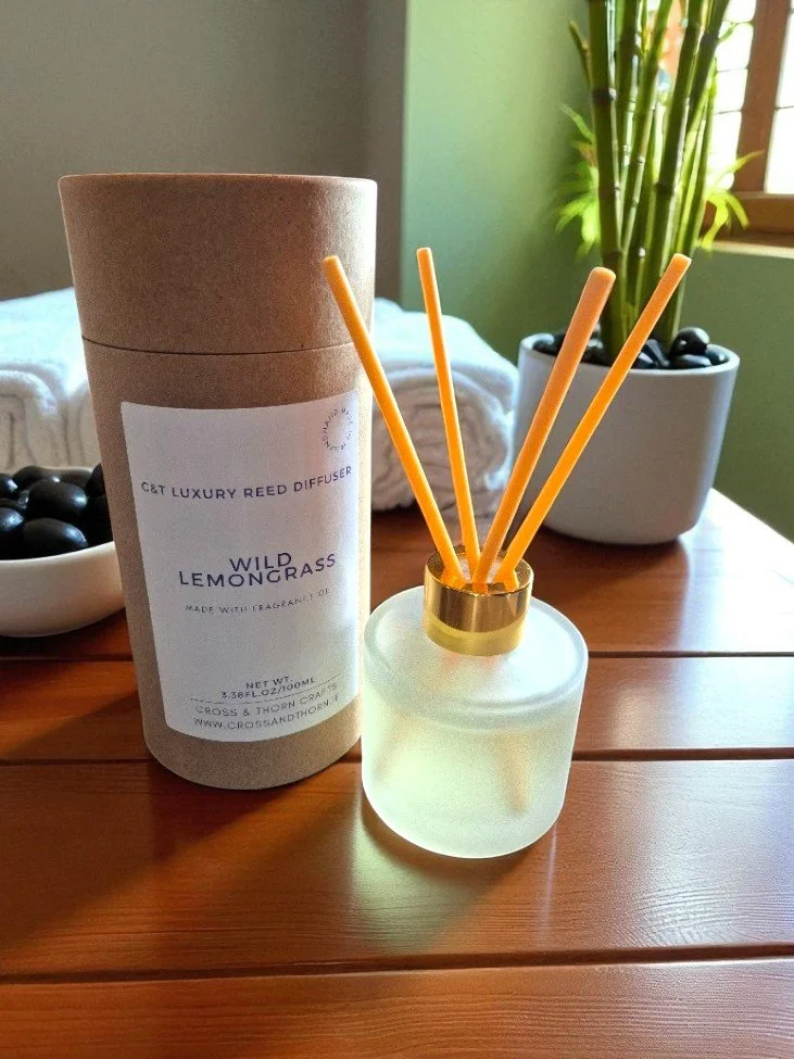 Wild Lemongrass C&T Luxury 100ml Reed Diffuser
