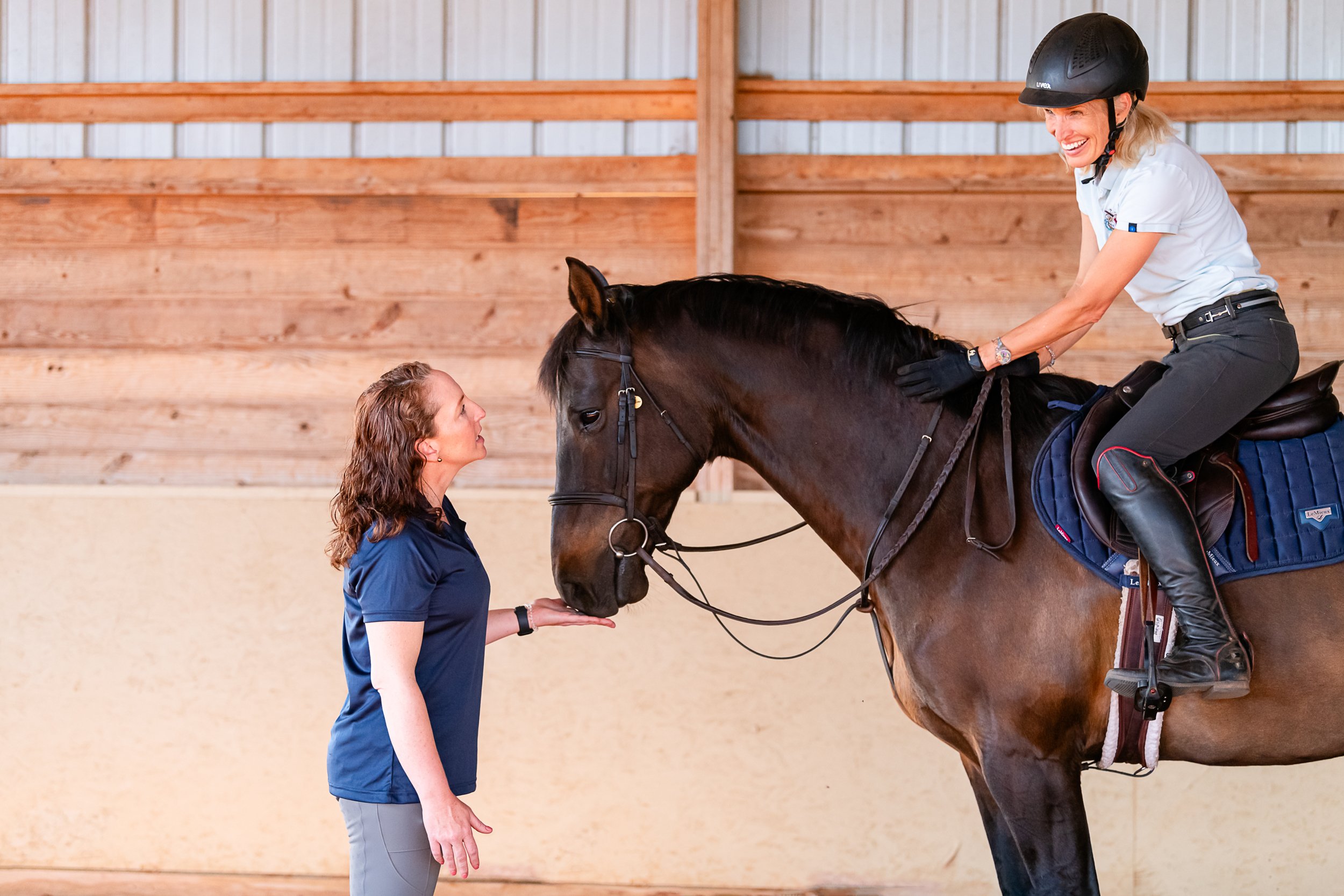 Riding lesson for adults