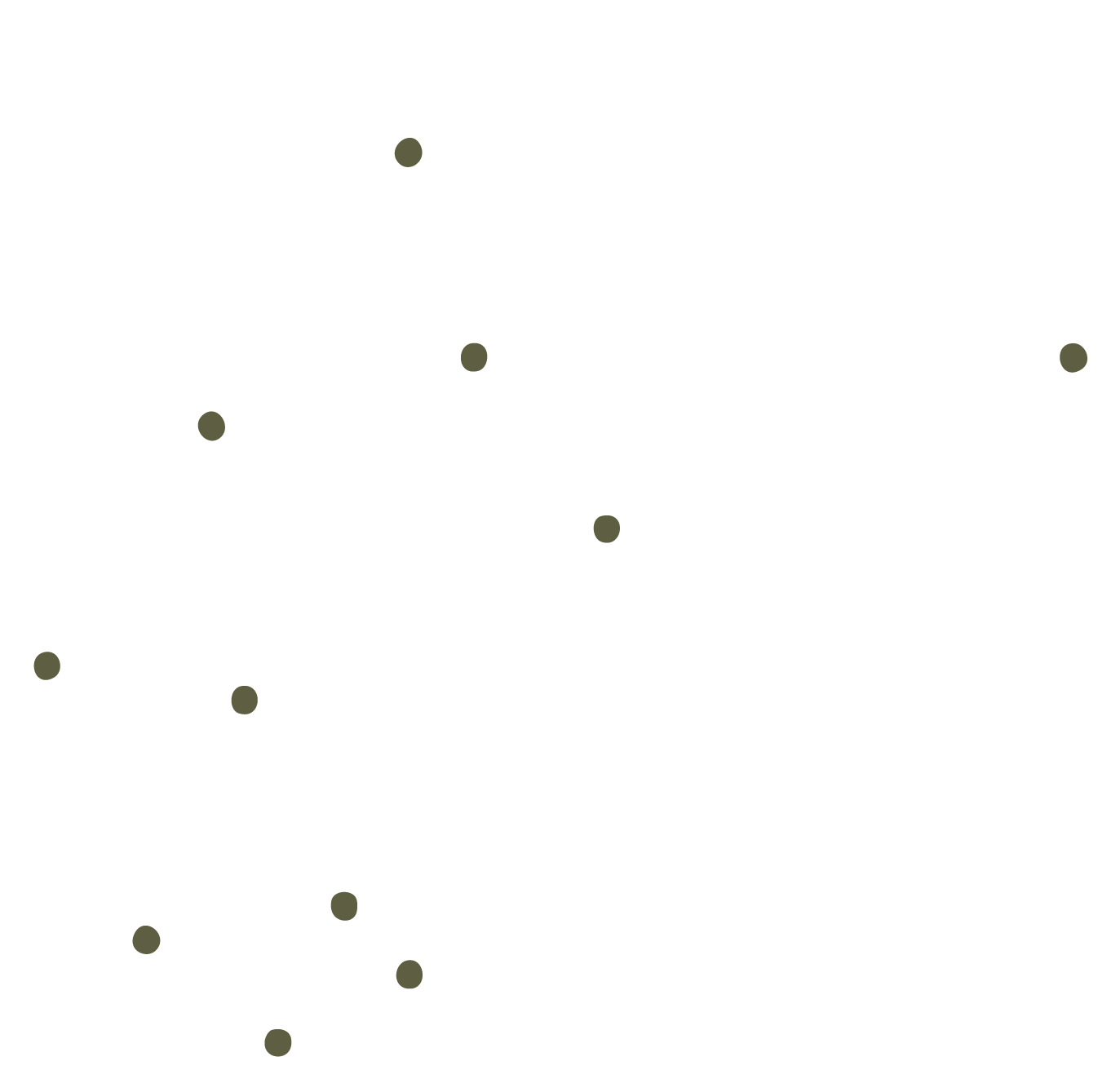 A stylized map of Taiwan composed of white and black dots on a black background.