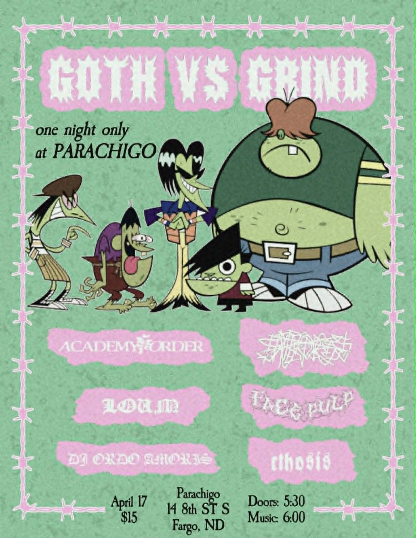 Goth vs Grind Night
