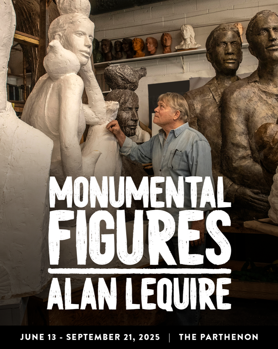 Monumental Figures In Progress. Photography by Kevin Wurm for Nashville Business Journal