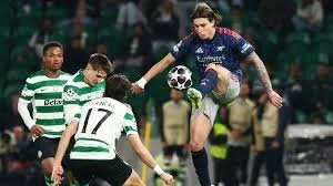 Arsenal contra Sporting de Lisboa&nbsp;