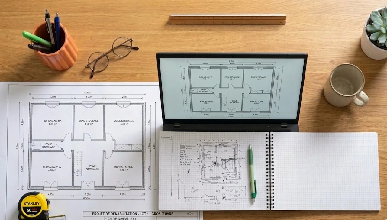 Étude de potentiel et plans pour un projet de rénovation
