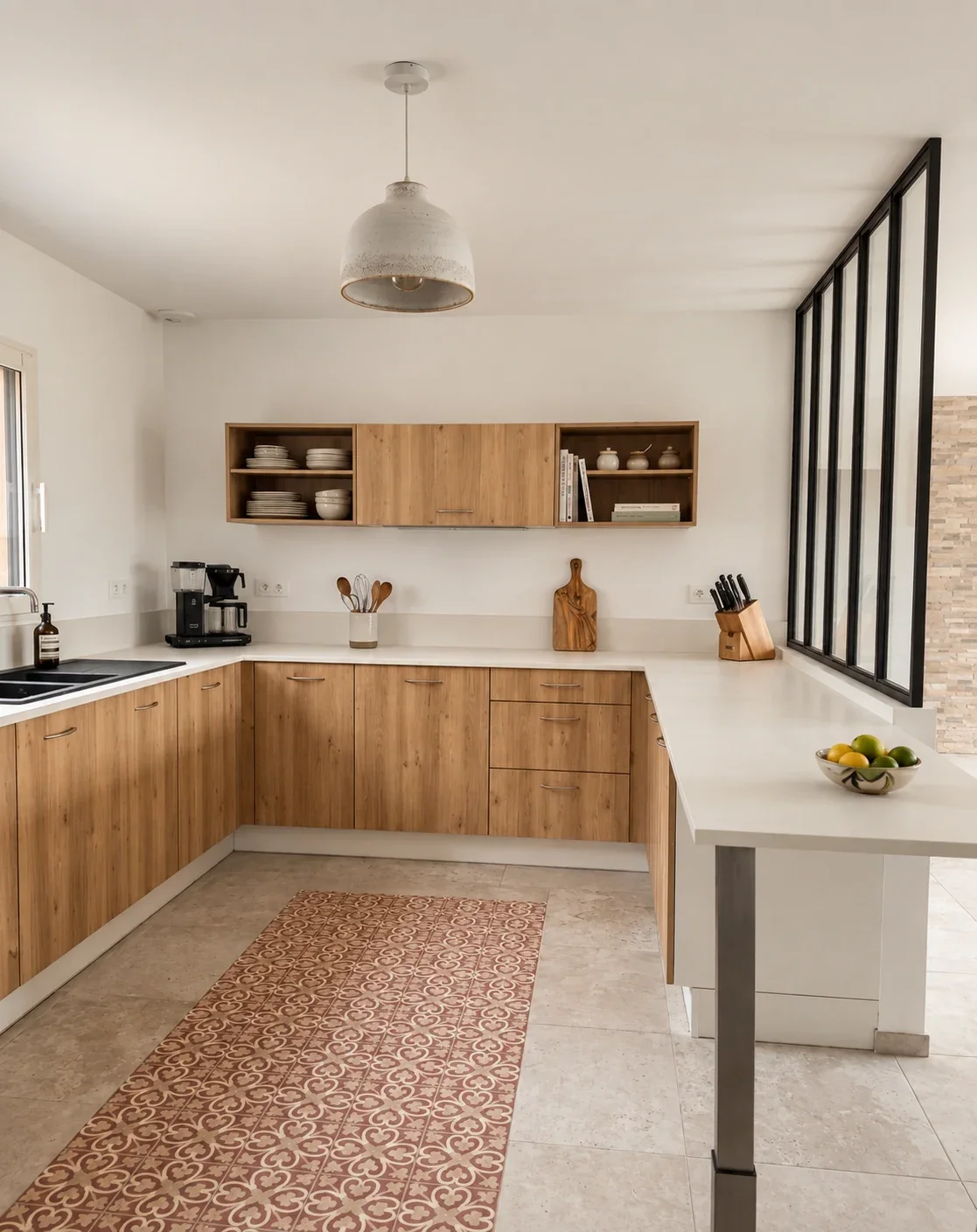 Cuisine aménagée dans le Vaucluse