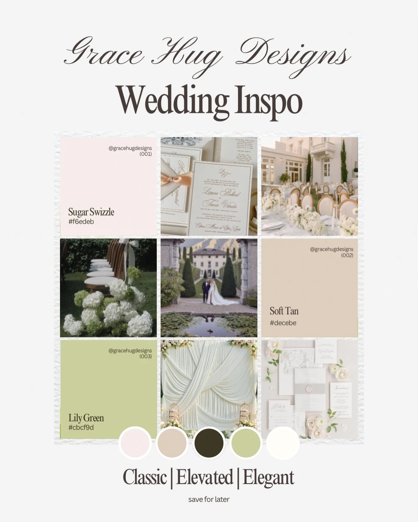 Wedding Inspo 🤍

Some weddings are beautiful&hellip;.Others tell a story.

This mood board is a reminder that the most memorable weddings are not built around trends. They are built around intention.

Soft ivorys, warm tans, delicate greens, and ric