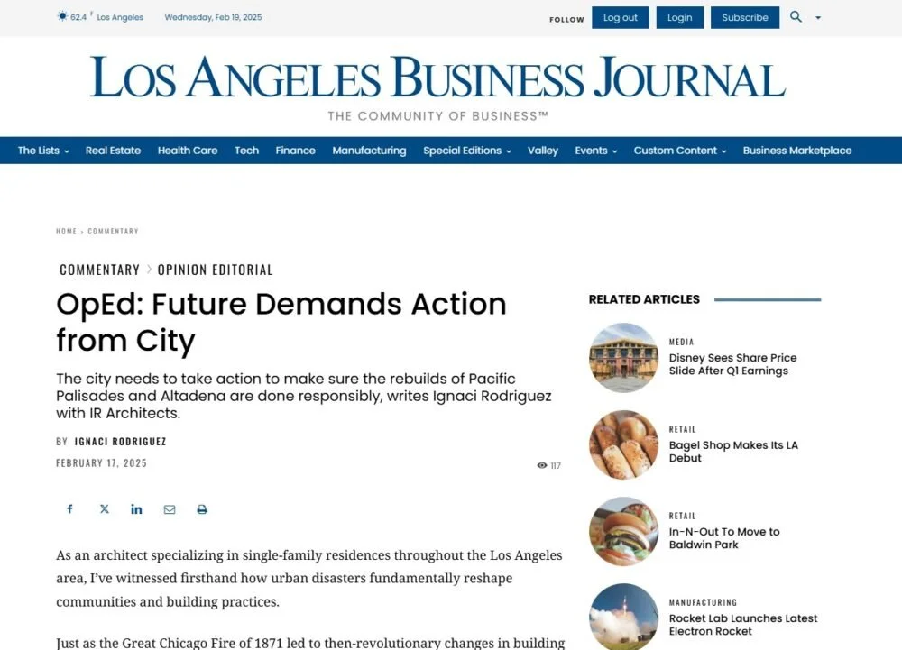 OpEd: Future Demands Action from City