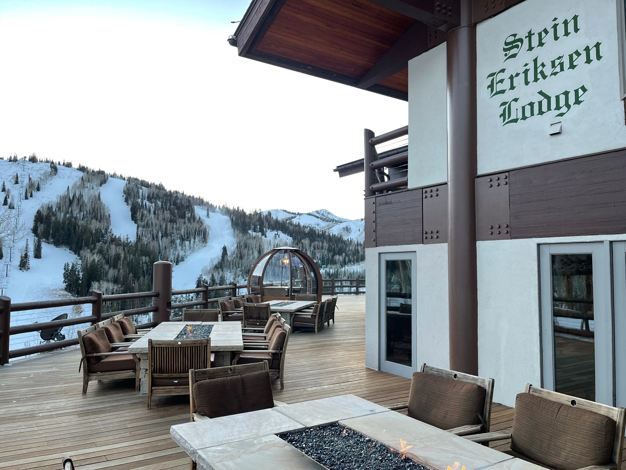 Alpenglobes at Stein Erickson Lodge, Deer Valley, Utah