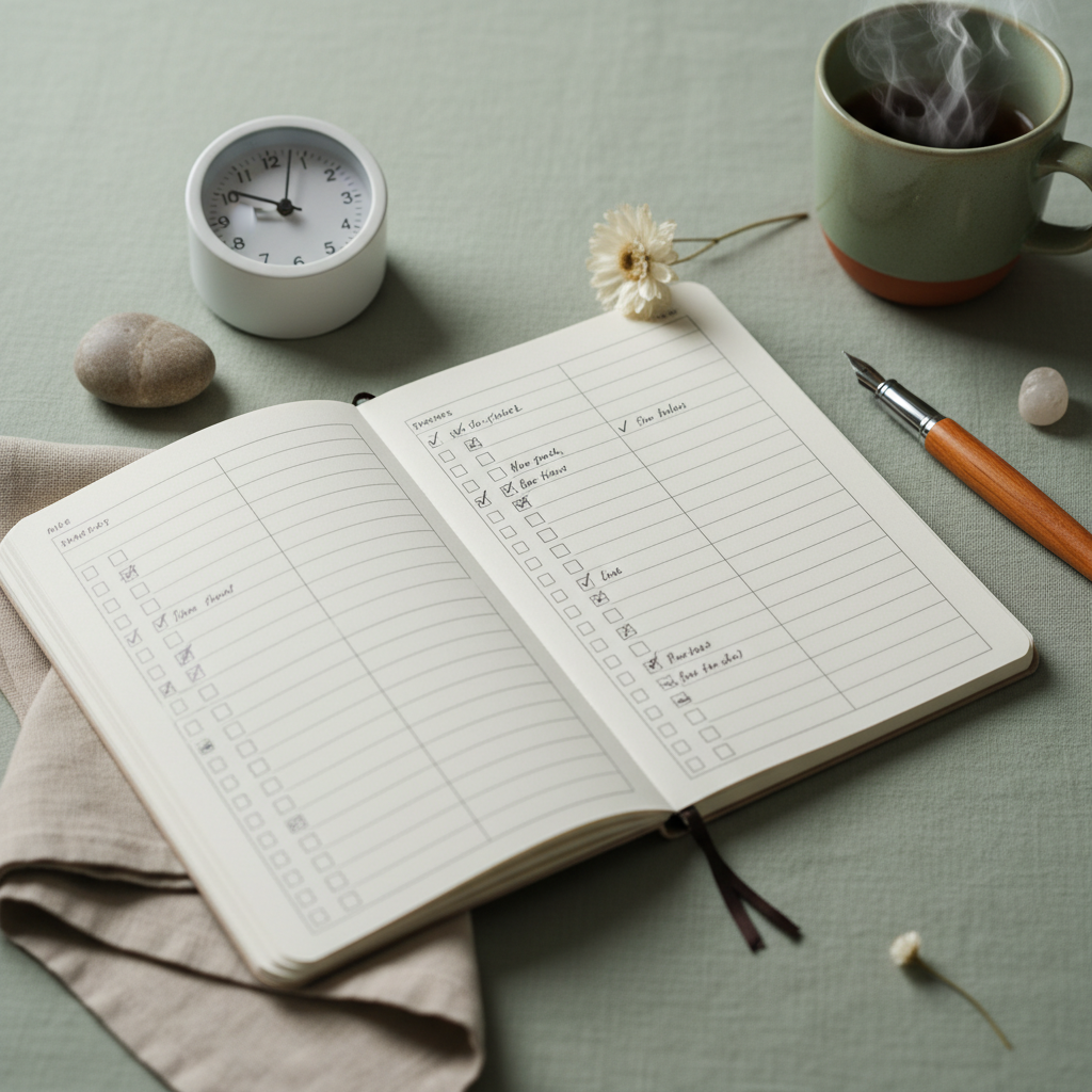 Sunday Reset Checklist for a Softer Week