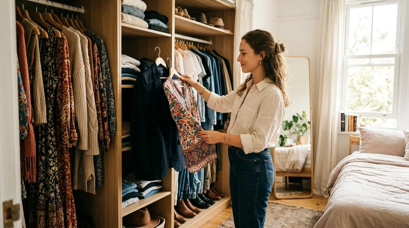 Woman embracing her unique feminine style