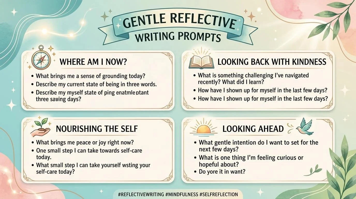 Gentle Journaling Prompts for Emotional Growth & Self-Reflection