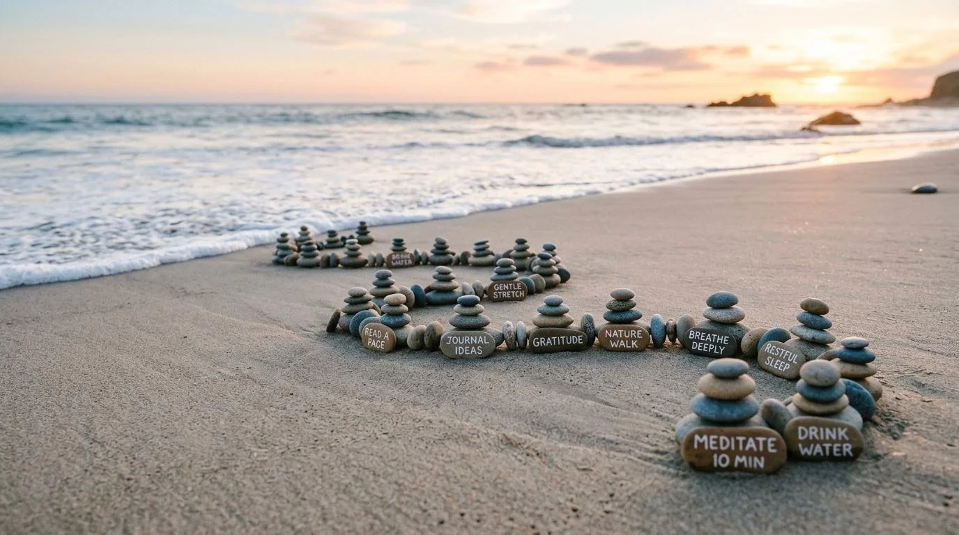 Gentle habit stacking for personal growth