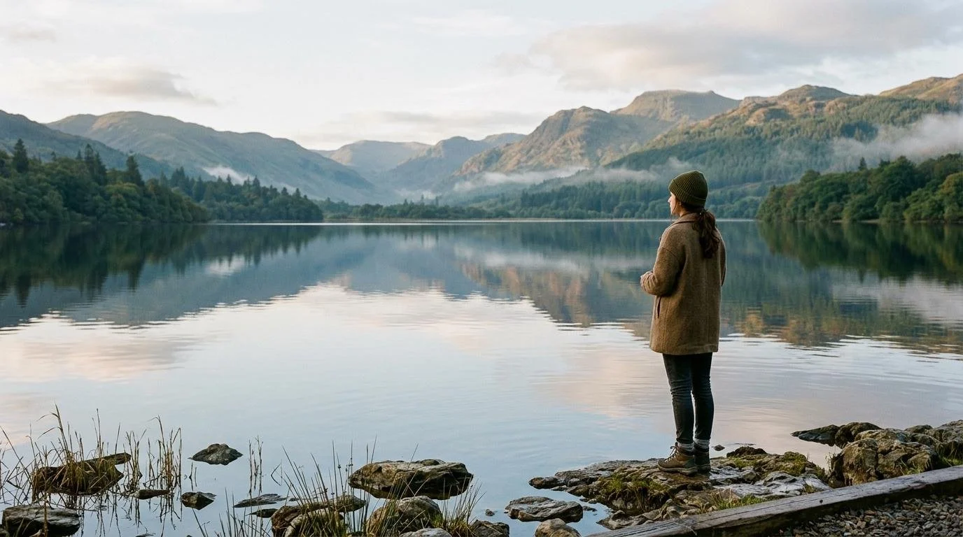 Calm lifestyle concept with simple habits
