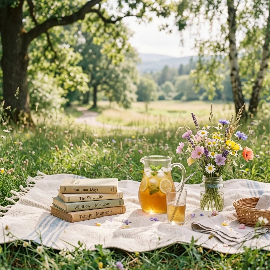 summer picnic at a park