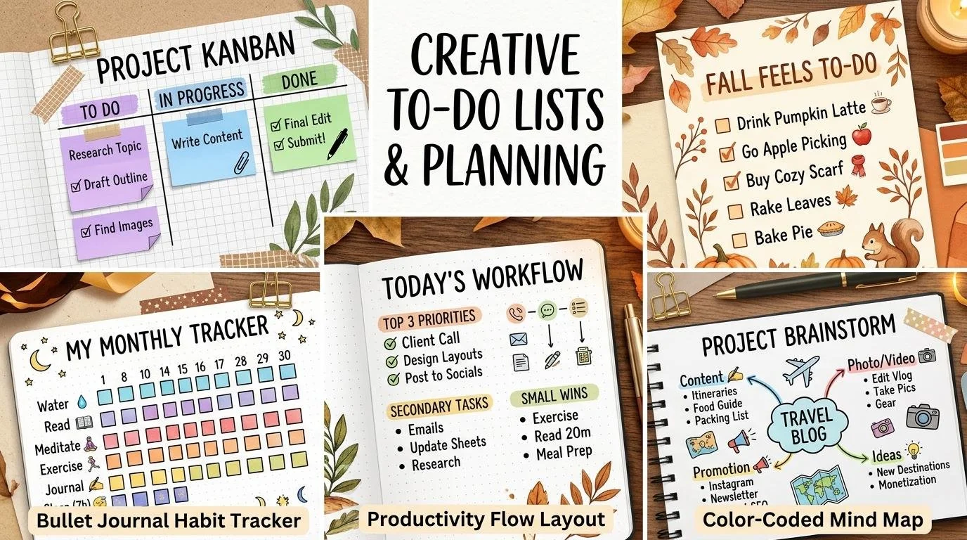 creative to-do list ideas for task management