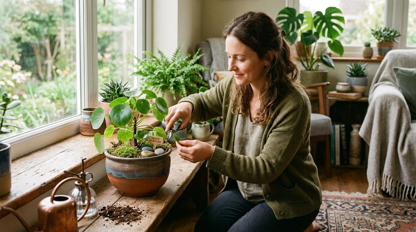 Gentle blooming flowers representing emotional growth