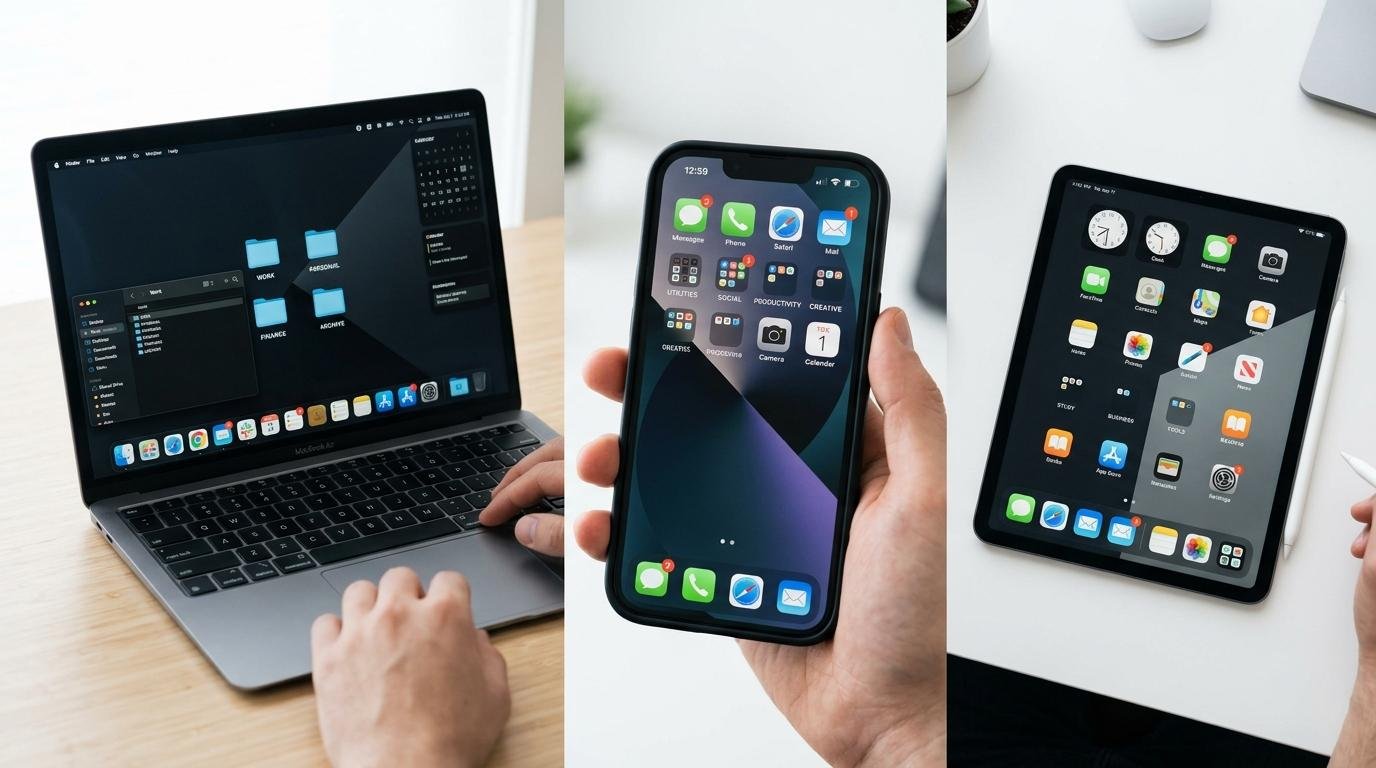 Organized digital workspace