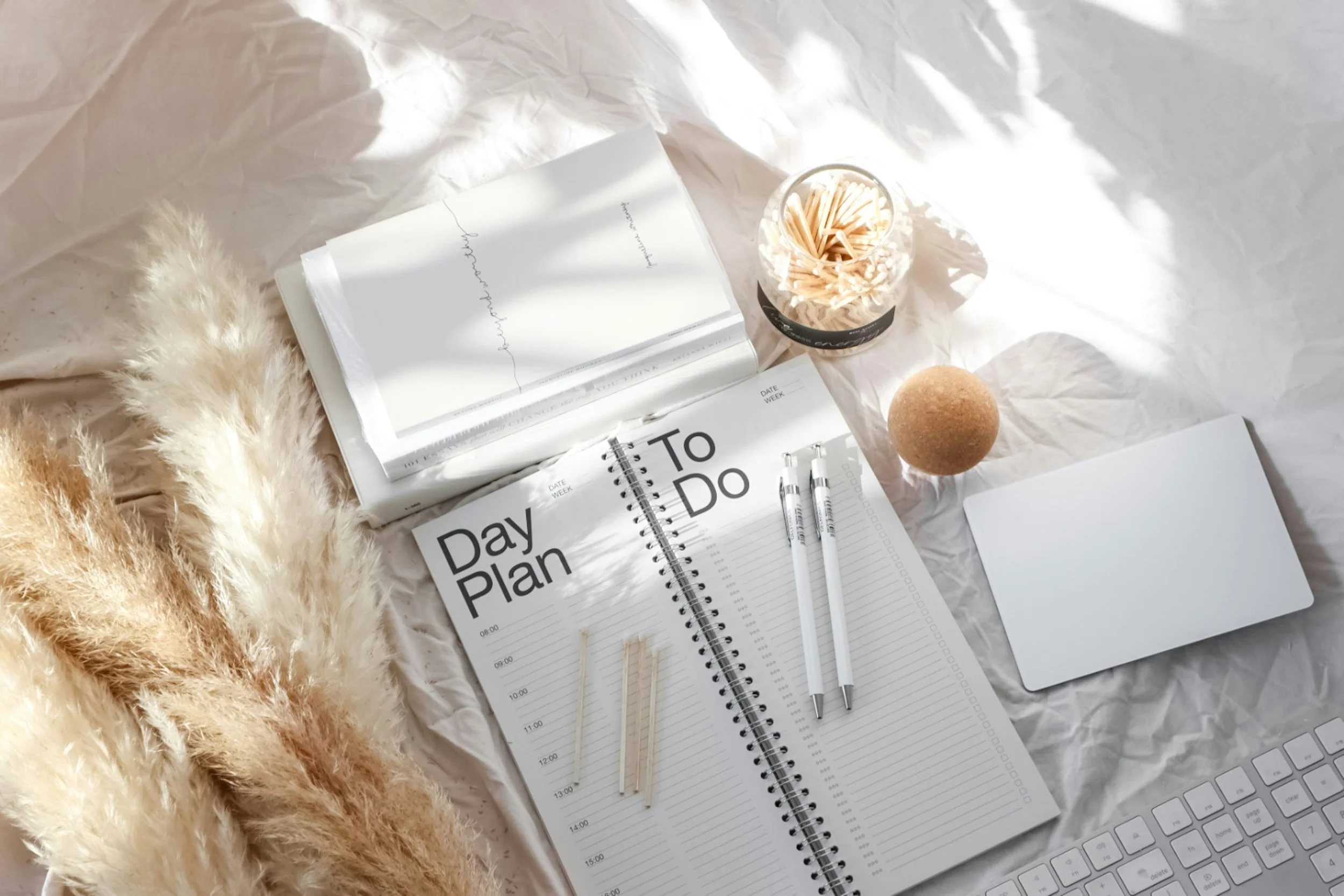 stock photo of aesthetic planner