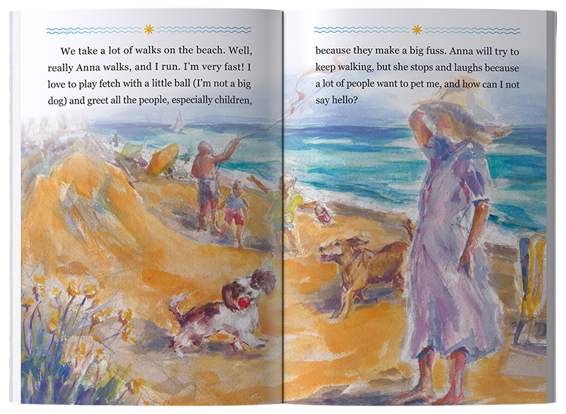 Rollo a Lowcountry Puppys Tale sample page