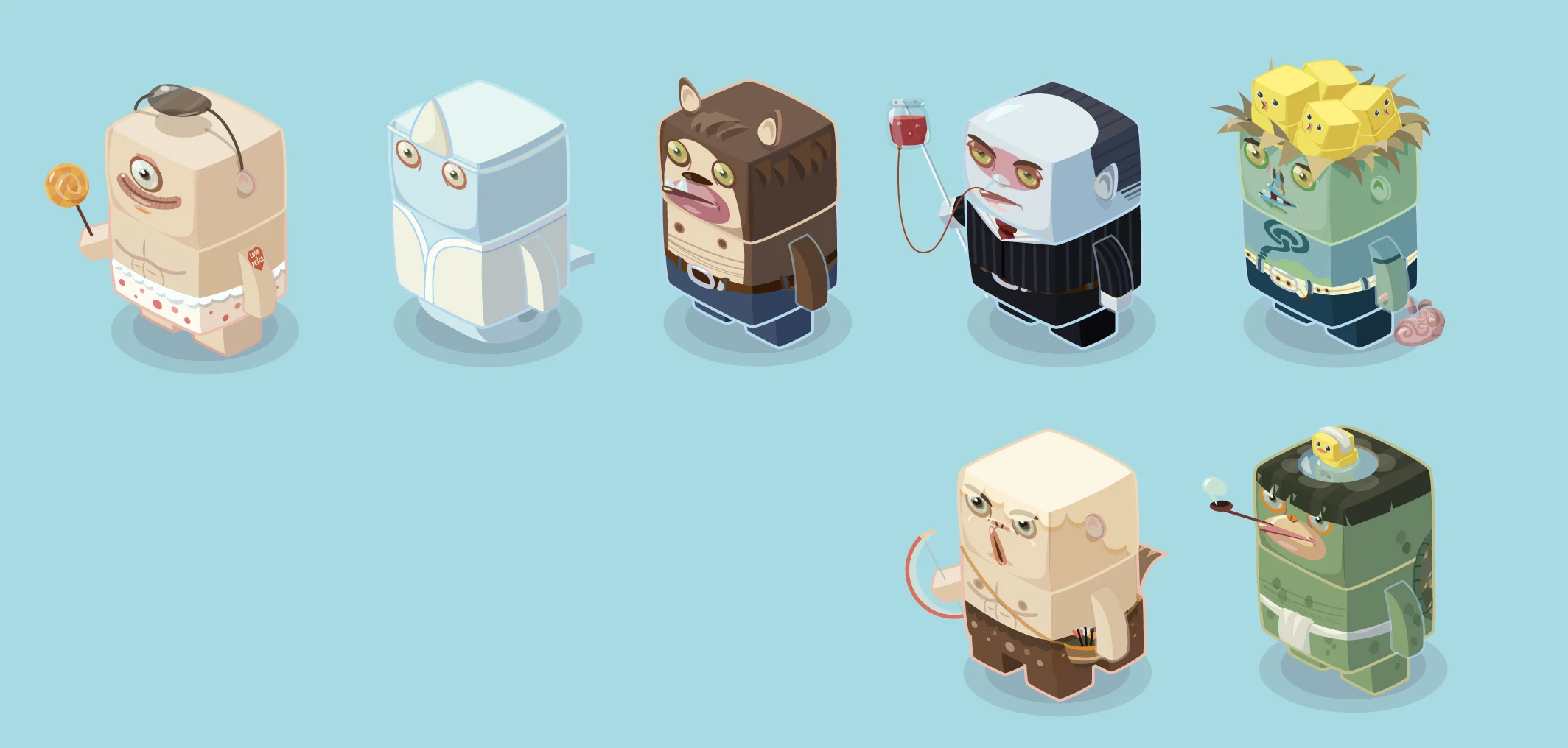 Cube Monster Concept