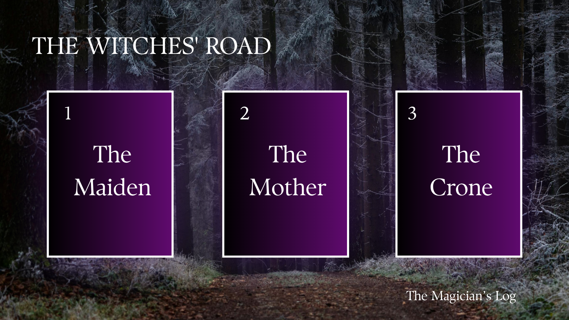 THE WITCHES' ROAD 