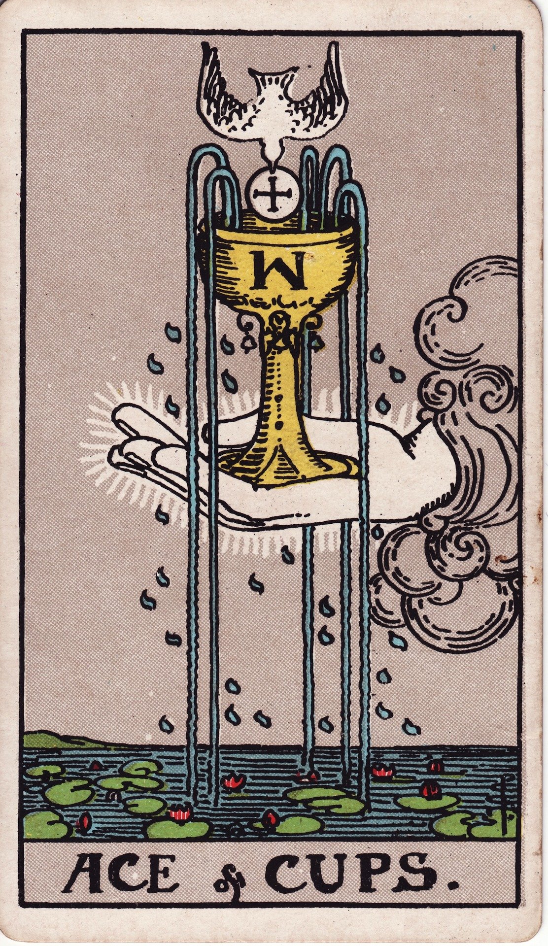A massive surge of new emotion or creative energy has just flooded your system. You have to decide right now if you are going to drink it or let it completely wash you away.
