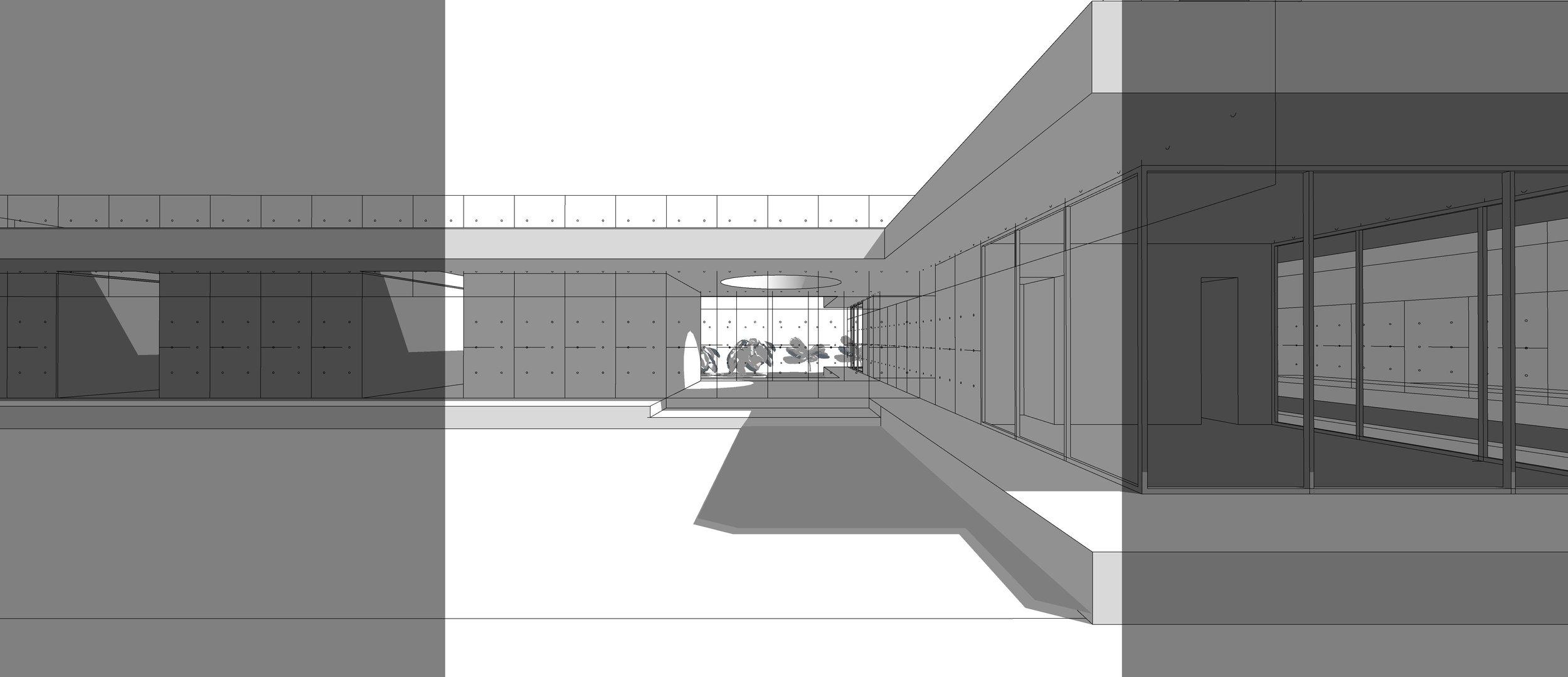 Plataformas, sombra y secuencia espacial.