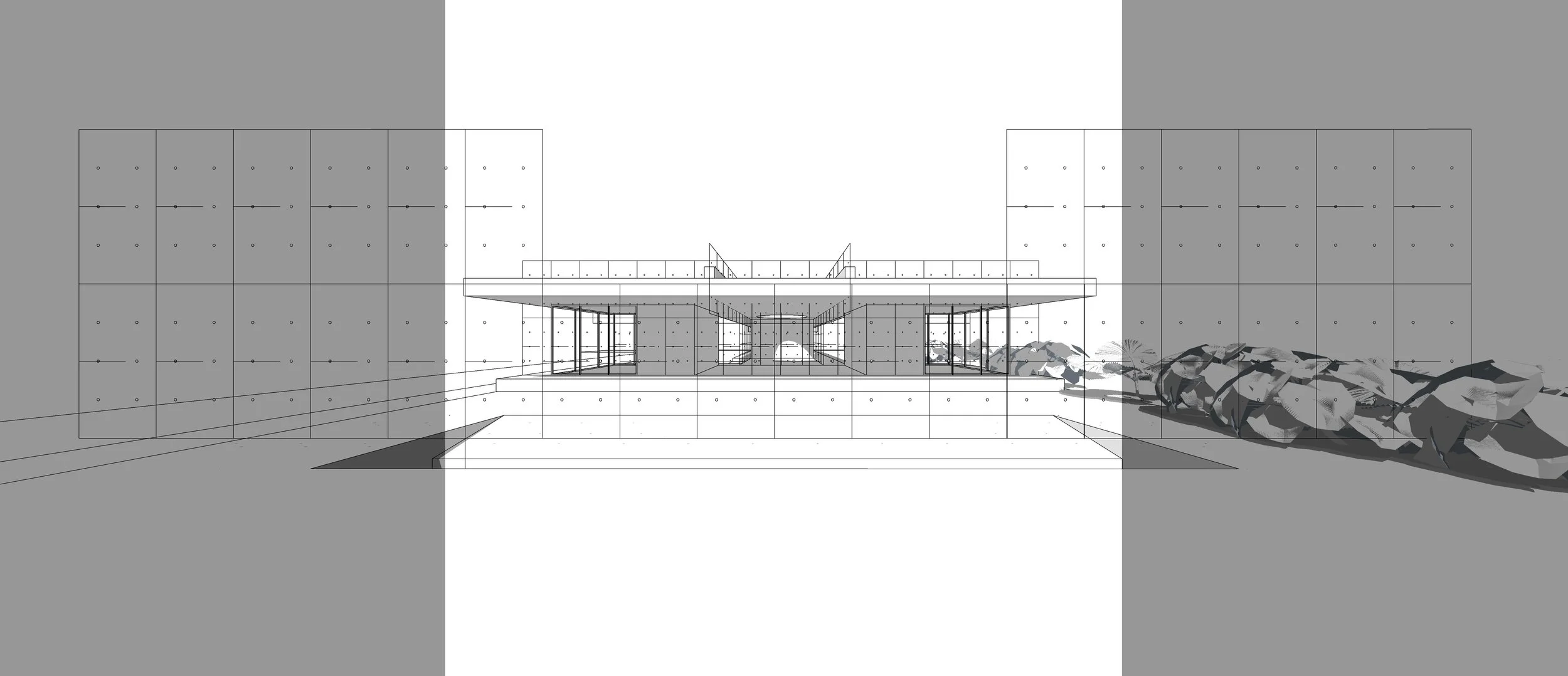 Plataformas, sombra y secuencia espacial.