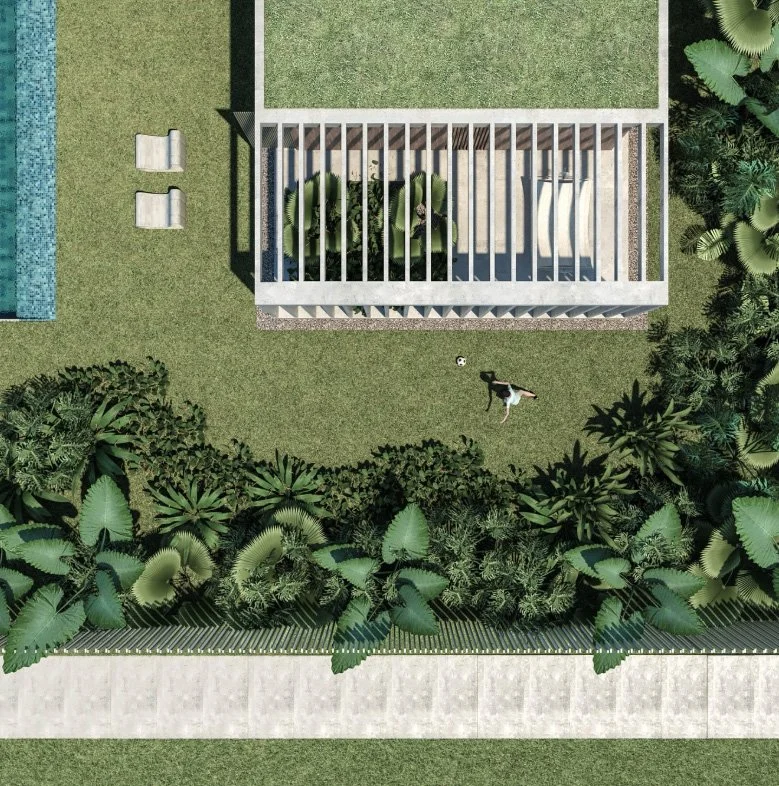 Aerial View Courtyard