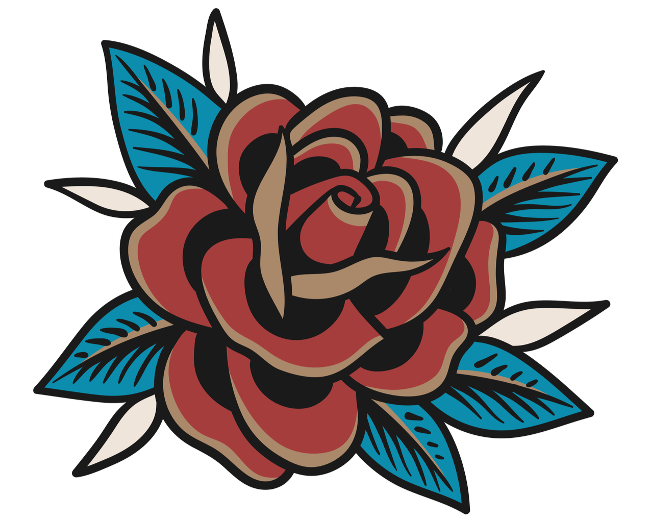 Cry Baby Coffee Catering Branding  Rose