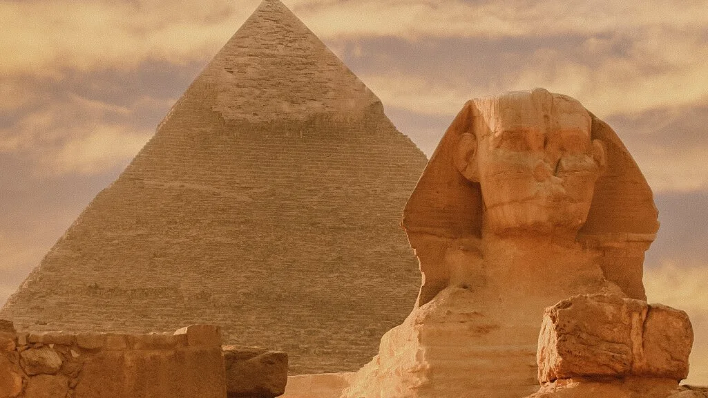 A view of Giza Pyramids| Egypt