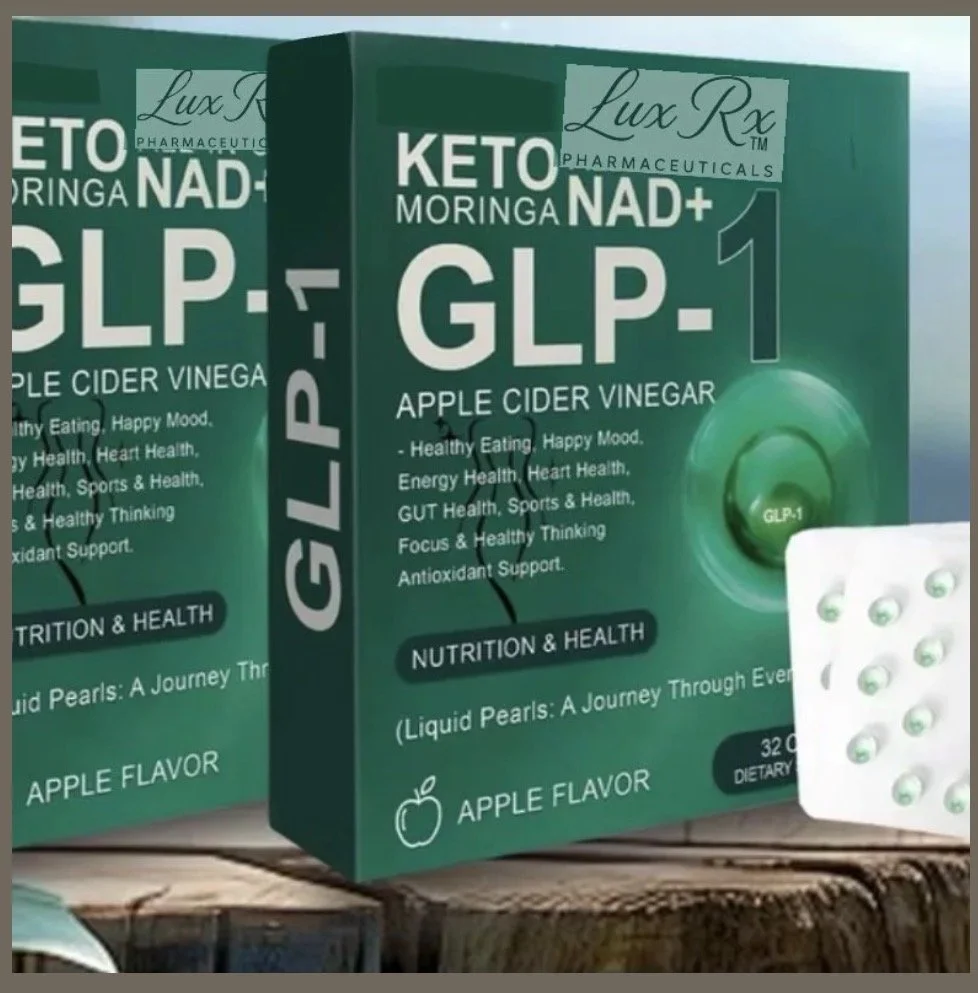 KETO MORINGA • NAD+ • GLP-1 • APPLE CIDER VINEGAR Liquid Pearls