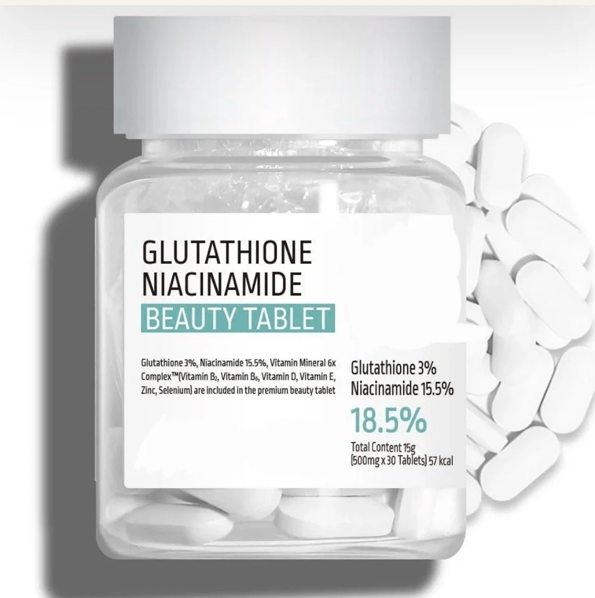 Glutathione + Niacinamide Tablets
