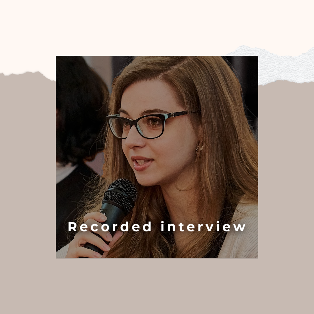Recorded interview