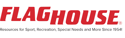 Flaghouse logo with tagline 'Resources for Sport, Recreation, Special Needs and More Since 1954'
