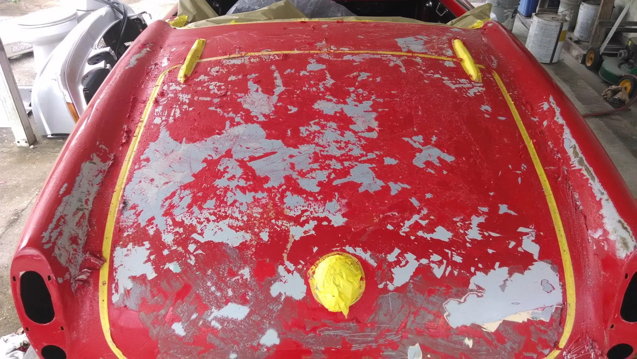Alfa Romeo Spider Trunk Before