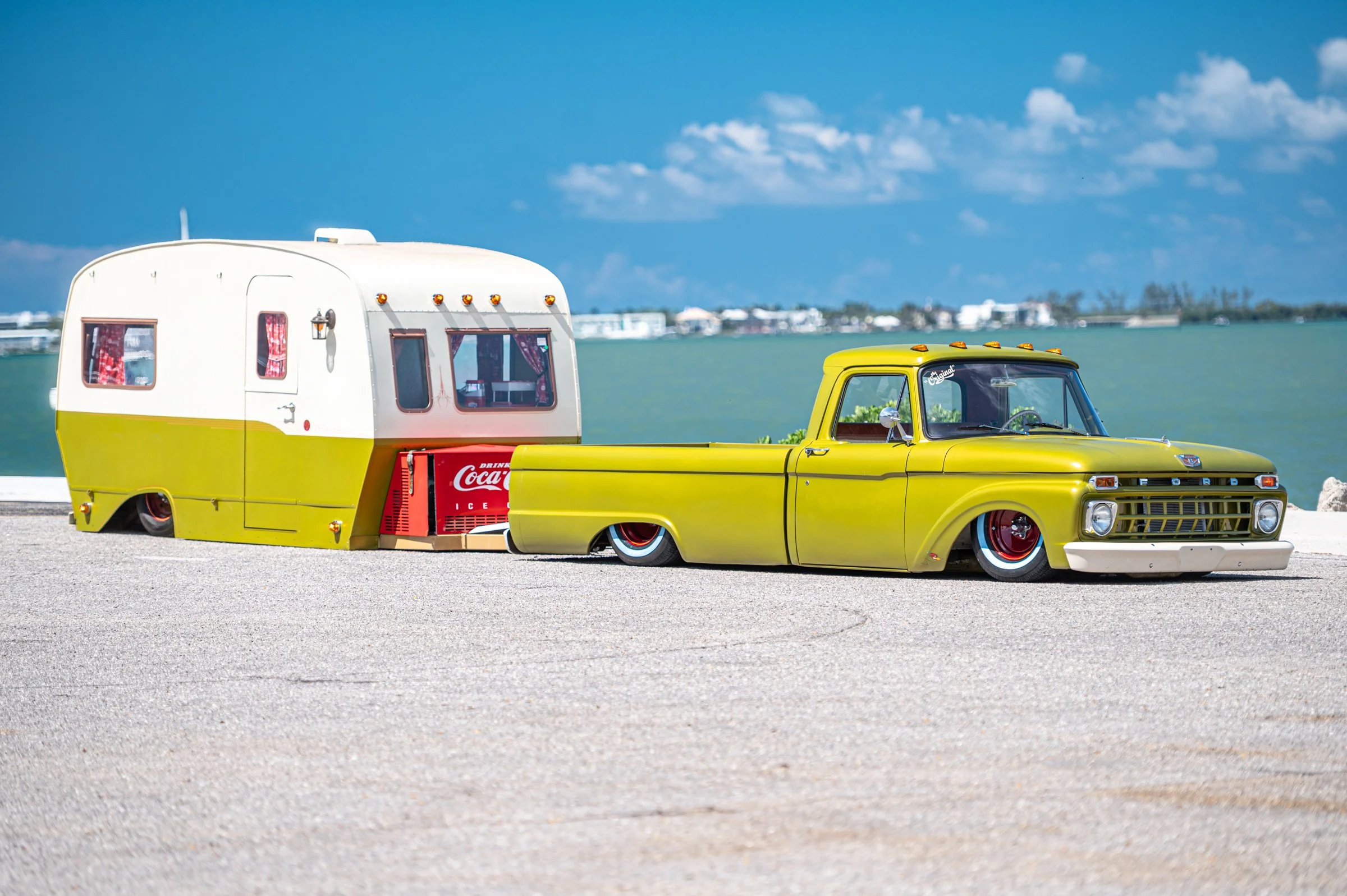 1966 Vintage Ford Truck & Soda Shop Trailer