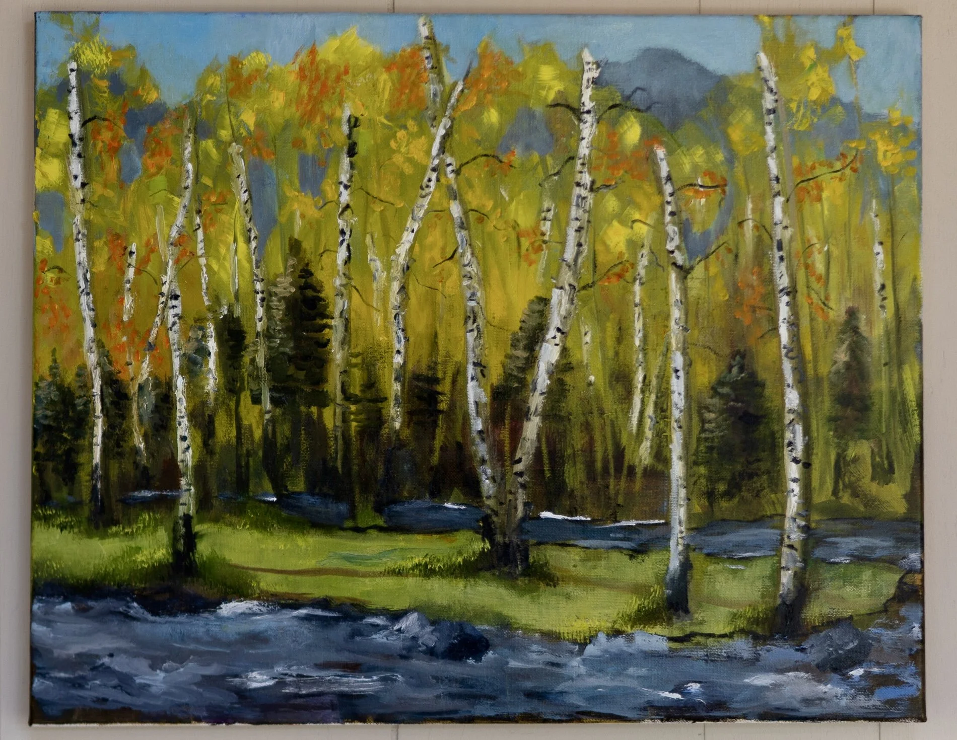 Aspens By the River