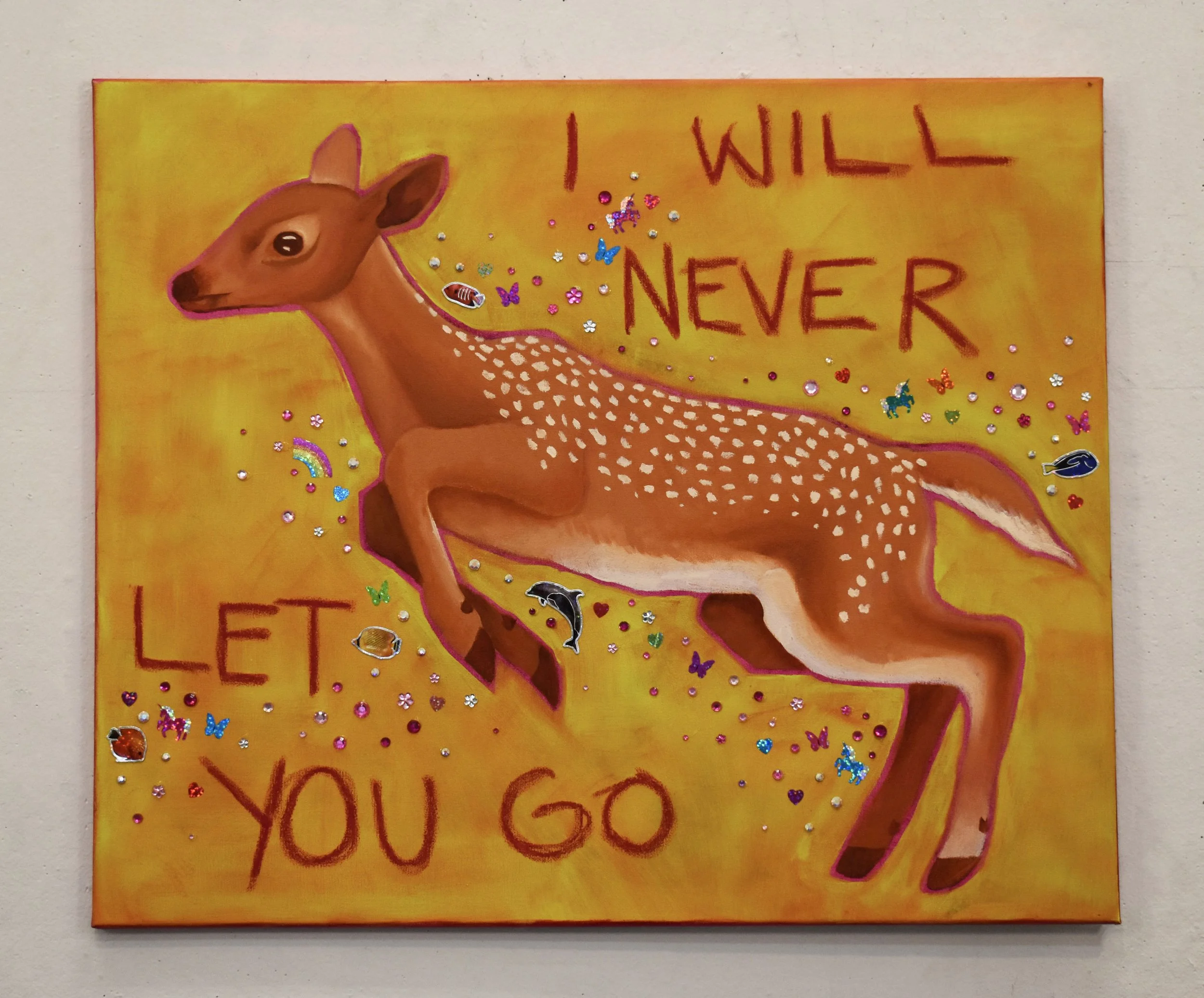 "I Will Never Let You Go" 24x20

Oil, Oil Pastel, & Applique