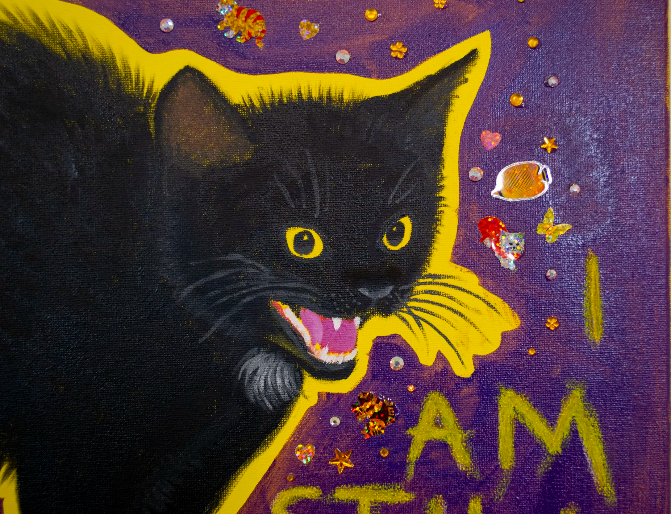 "I Am Still Angry" 24x20 2025

Oil, Oil Pastel, & Applique