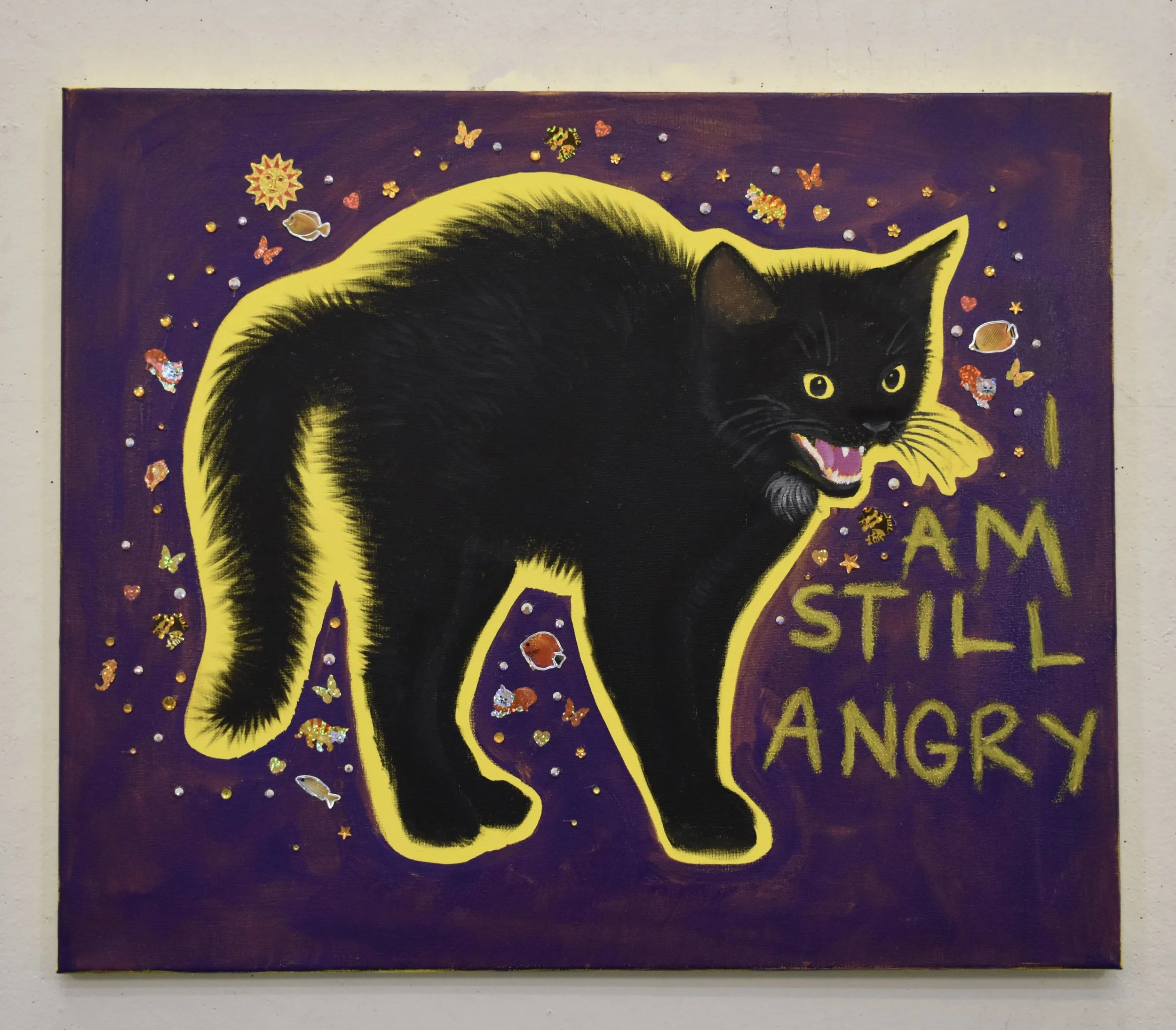 "I Am Still Angry" 20x24 2025