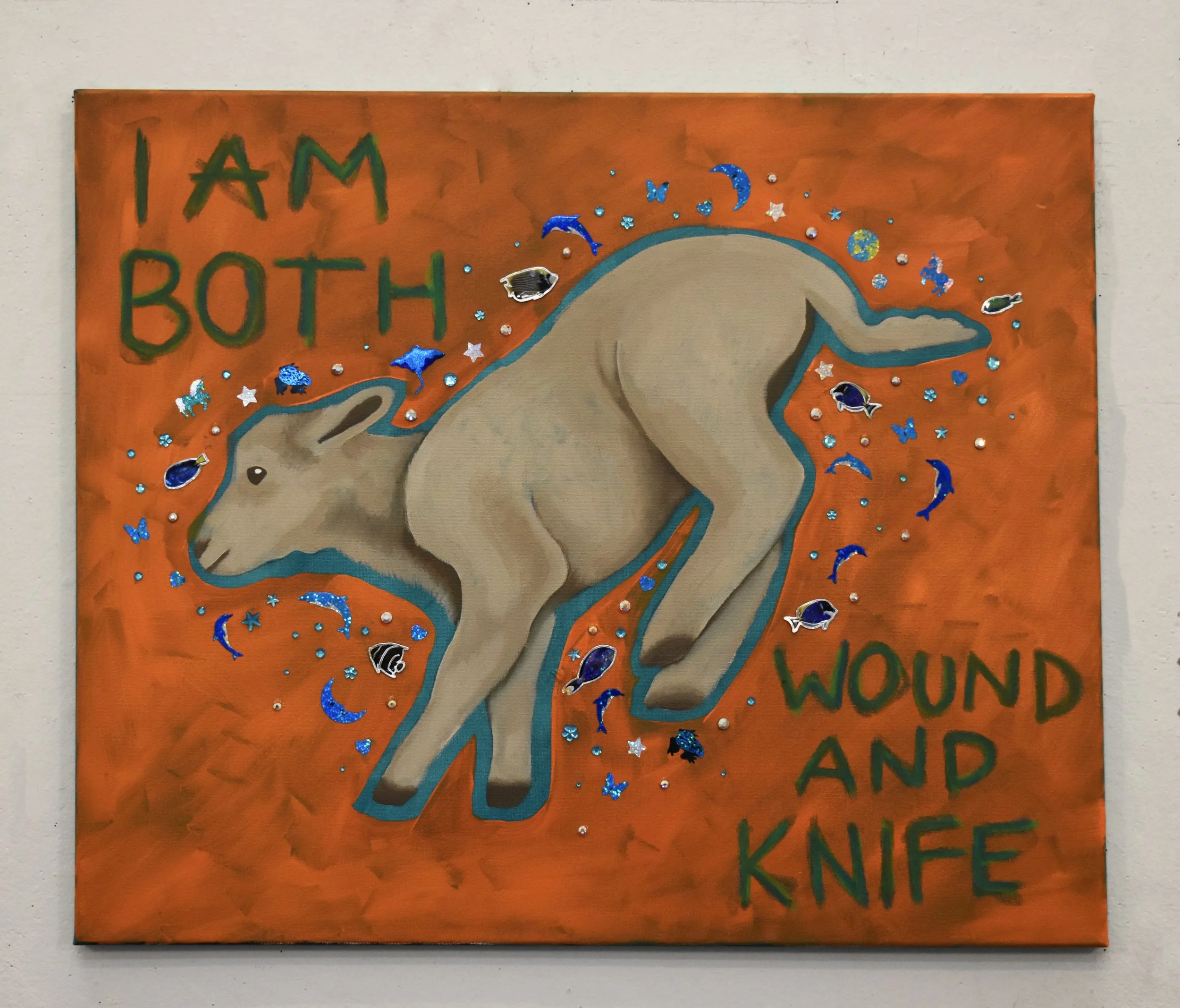 "I Am Both Wound And Knife" 20x24 2025