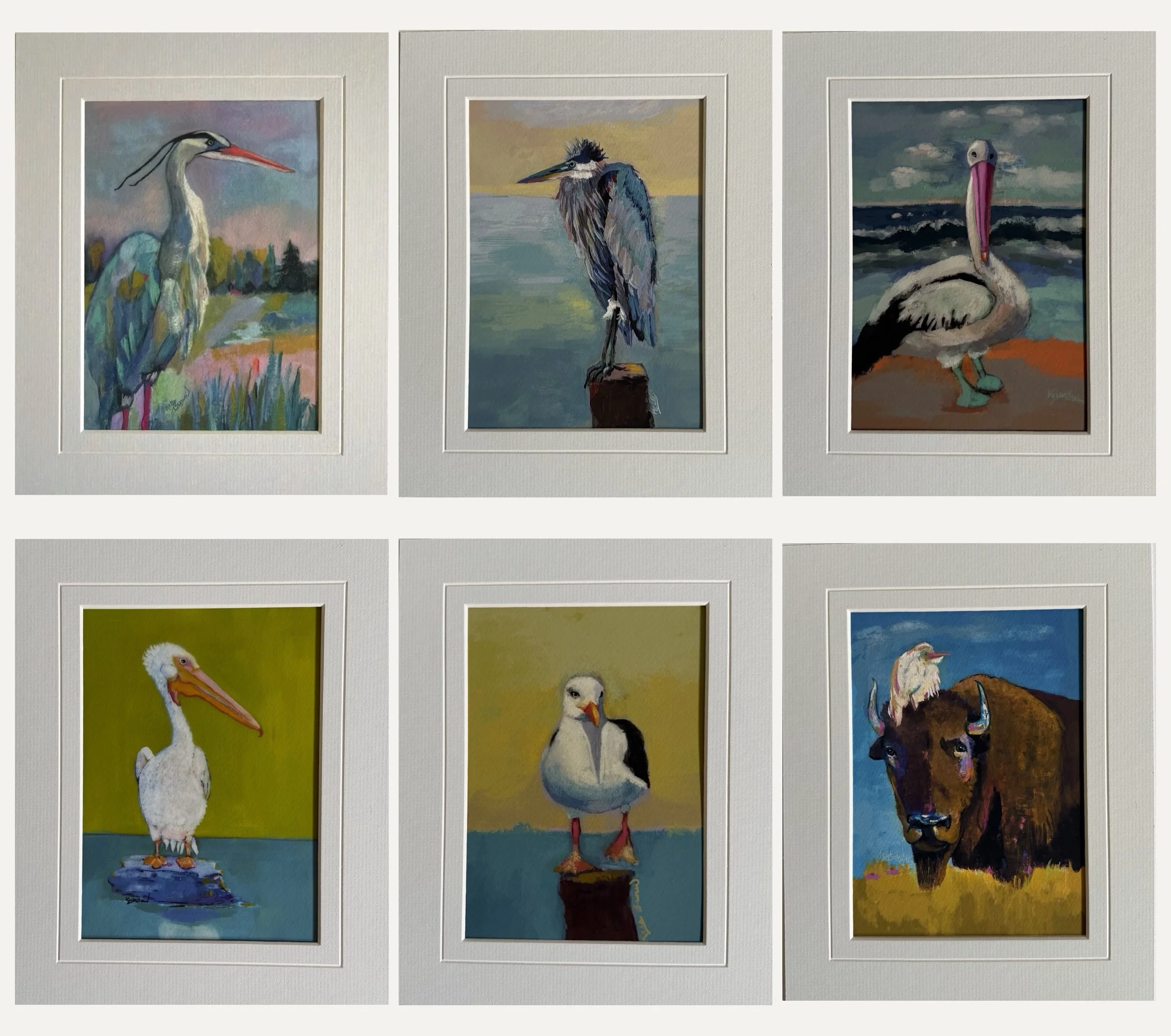 WildSide Waterbirds 5x7 Print - Matted to 8x10